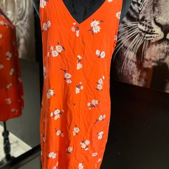 🔥3 for $25🔥 EUC-OLD NAVY CUTE ORANGE SUN DRESS SZ M - Picture 3 of 6